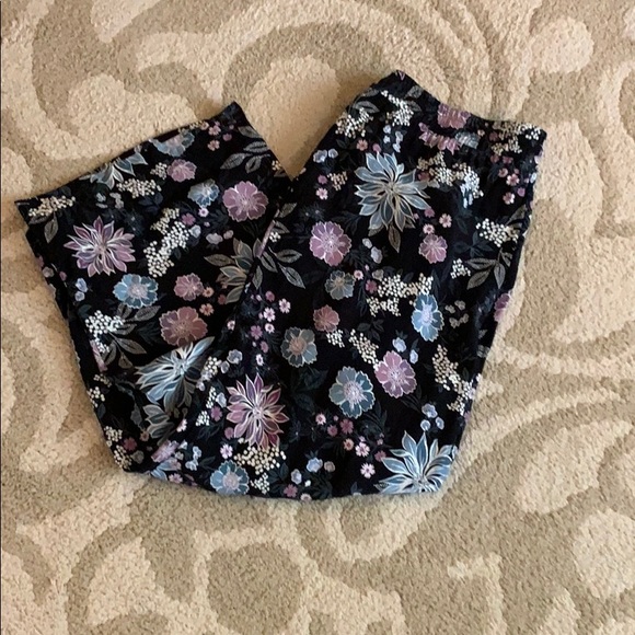 LOFT Floral Drawstring Pants - Picture 5 of 6